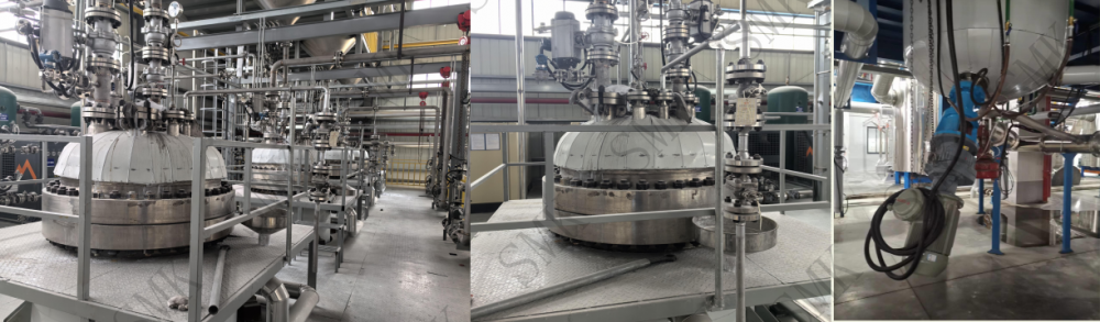 EPP reactor reaction stage. (Fully automatic feeding, heating and pressurization)