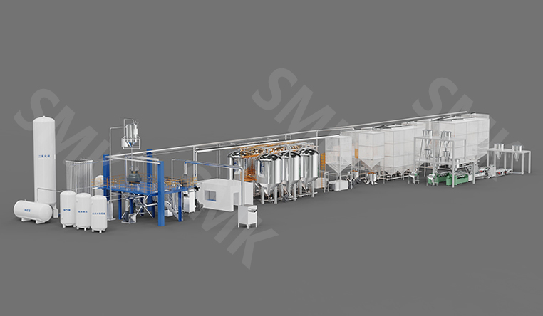 EPP.EPE.EPET.EPPO.ETPUSupercritical Continuous Reactor Foam Particle Production Line 